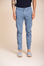 Chile Herren Cargo Hose aus Stretch-Satin extra slim fit ①