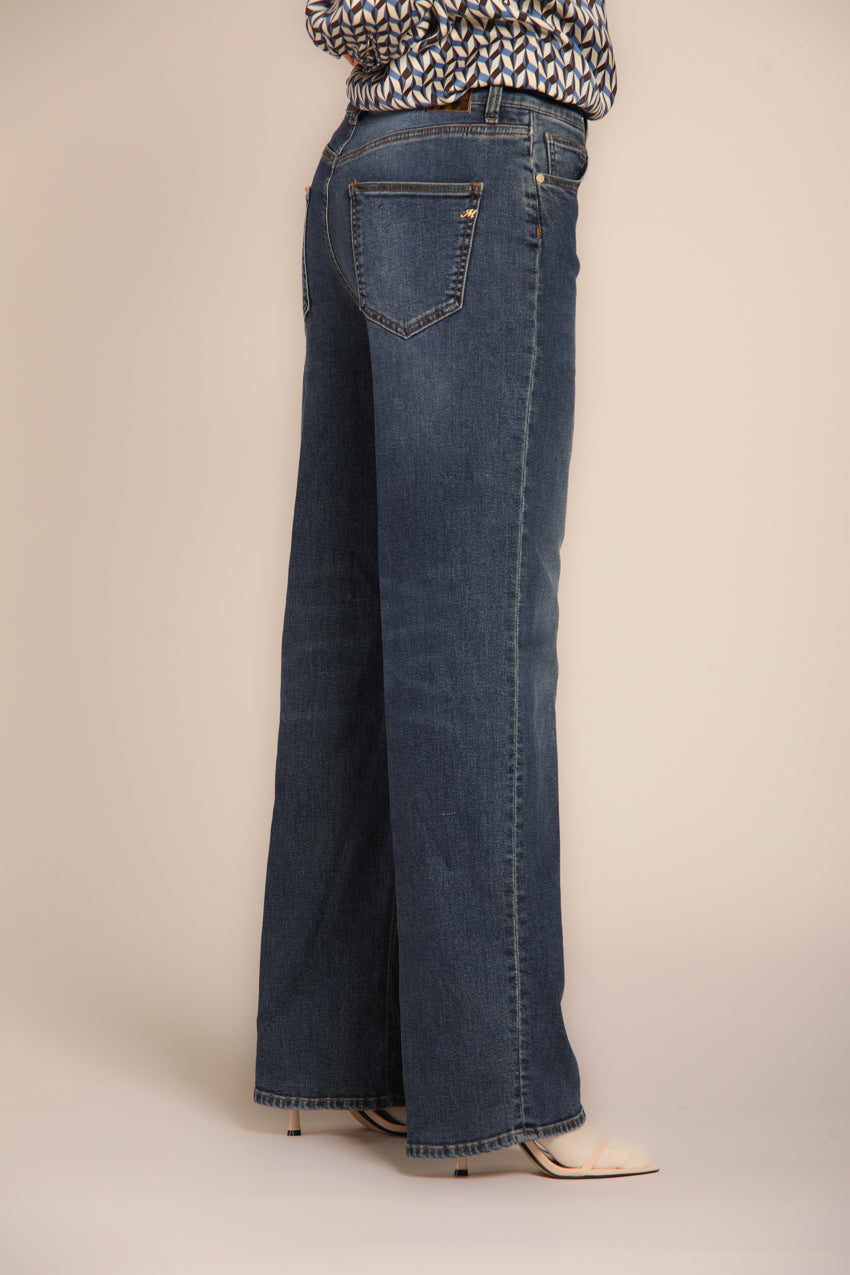 Victoria pantalone 5 tasche donna in denim stretch straight fit