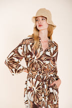 Colette Dress New vestido mujer en lona con estampado de flores