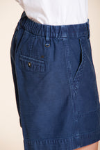 Dallas Damen Cargo Bermuda aus Flammgarn-Baumwolle in relaxed fit