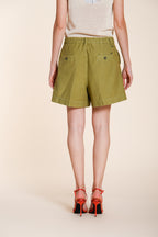 Dallas women's cargo bermuda in slub cotton relaxed fit