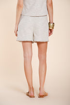 Jolie Bermuda Chino Damen aus Reiskorn-Jersey relaxed fit
