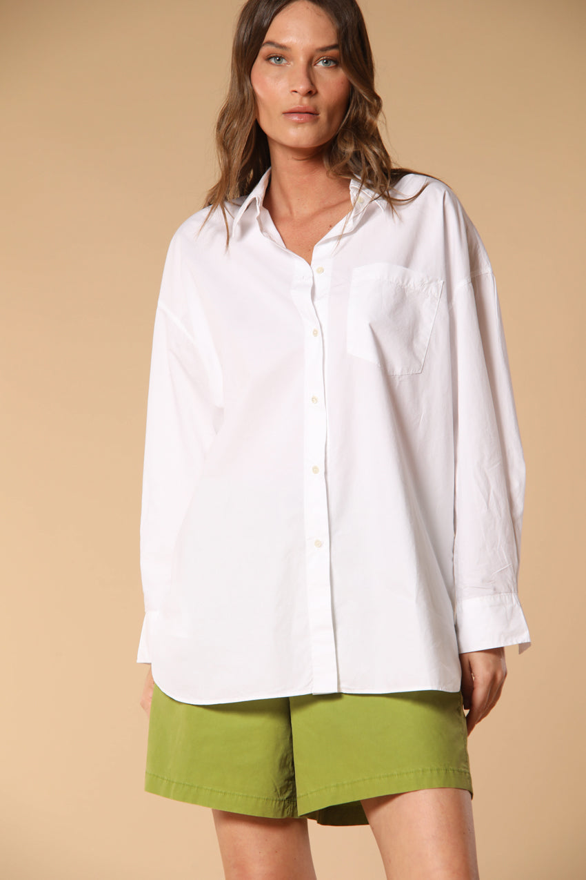 Lauren women's shirt long-sleeved in poplin