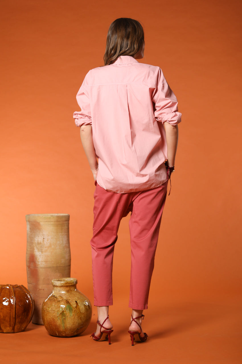 Lauren camisa de mujer de manga larga en popelina