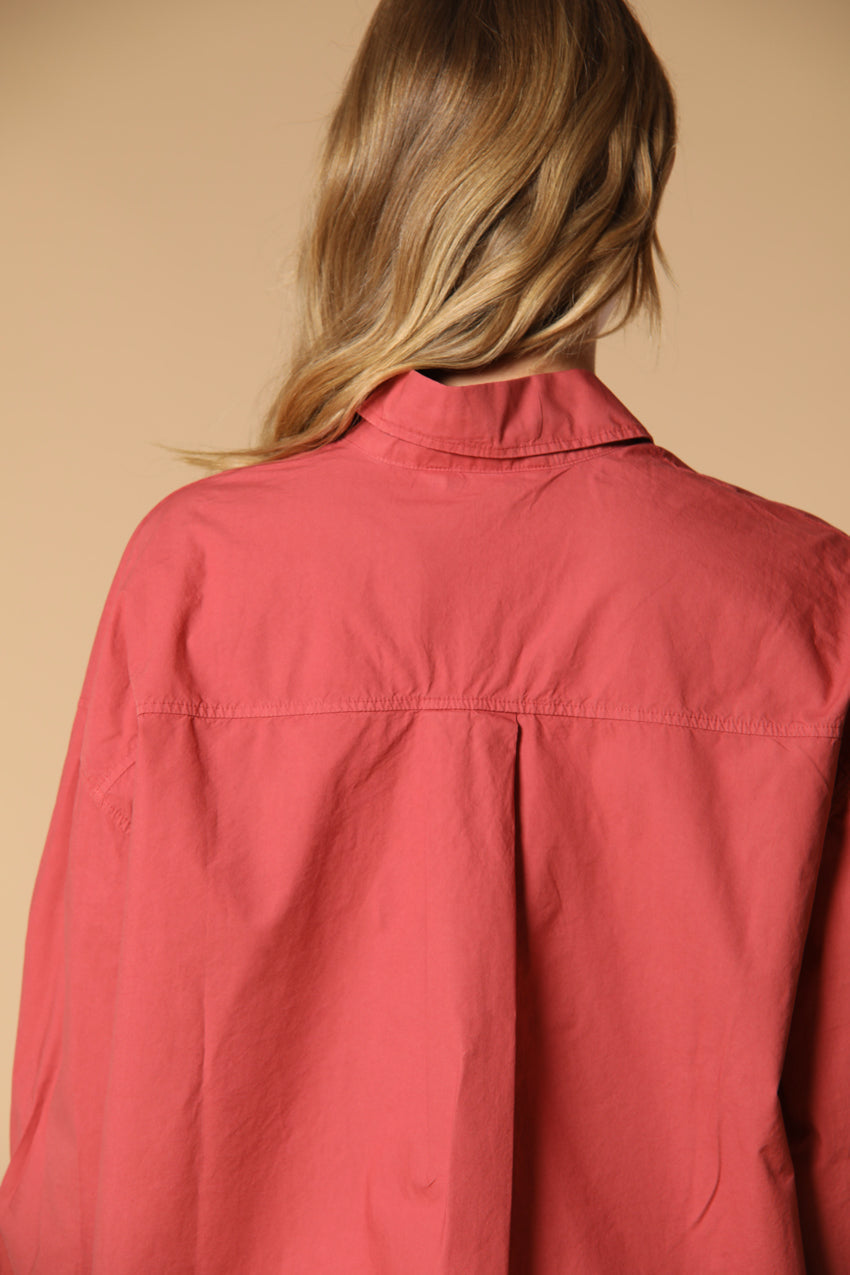 Lauren camisa de mujer de manga larga en popelina