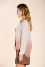 Delhi camisa mujer de manga larga en ramie