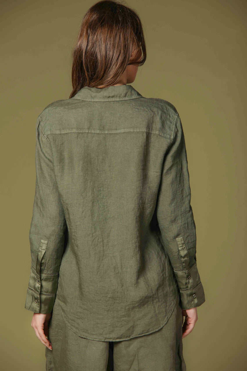 Image 5 of women's Nicole shirt in green by Mason's