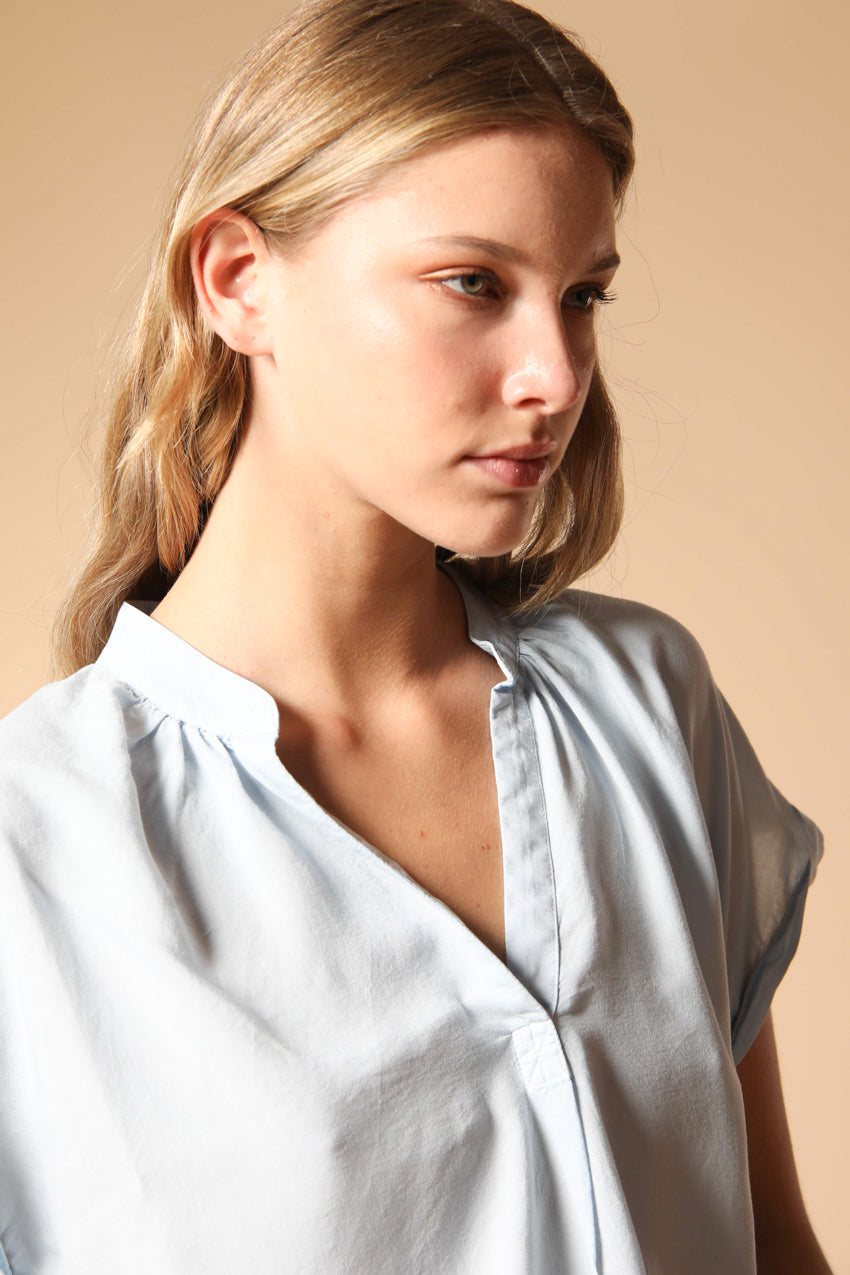 Adele MM chemise femme à manches courtes en tencel