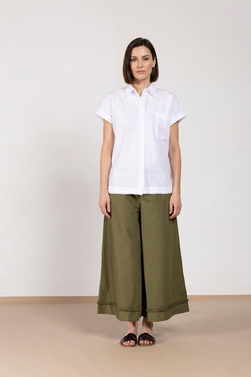 Livia camisa mujer de manga corta en popelín