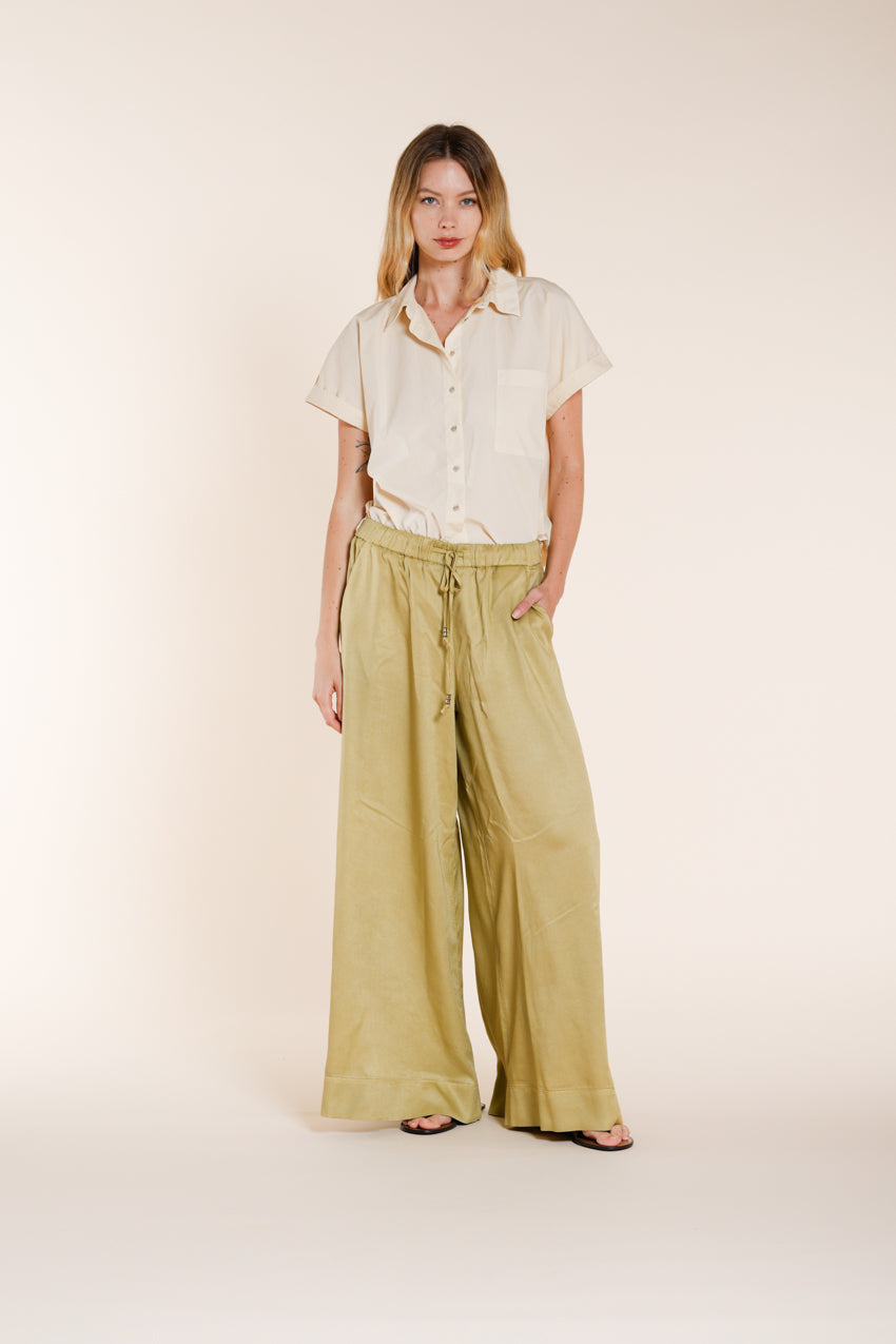 Livia camicia donna a manica corta in popeline