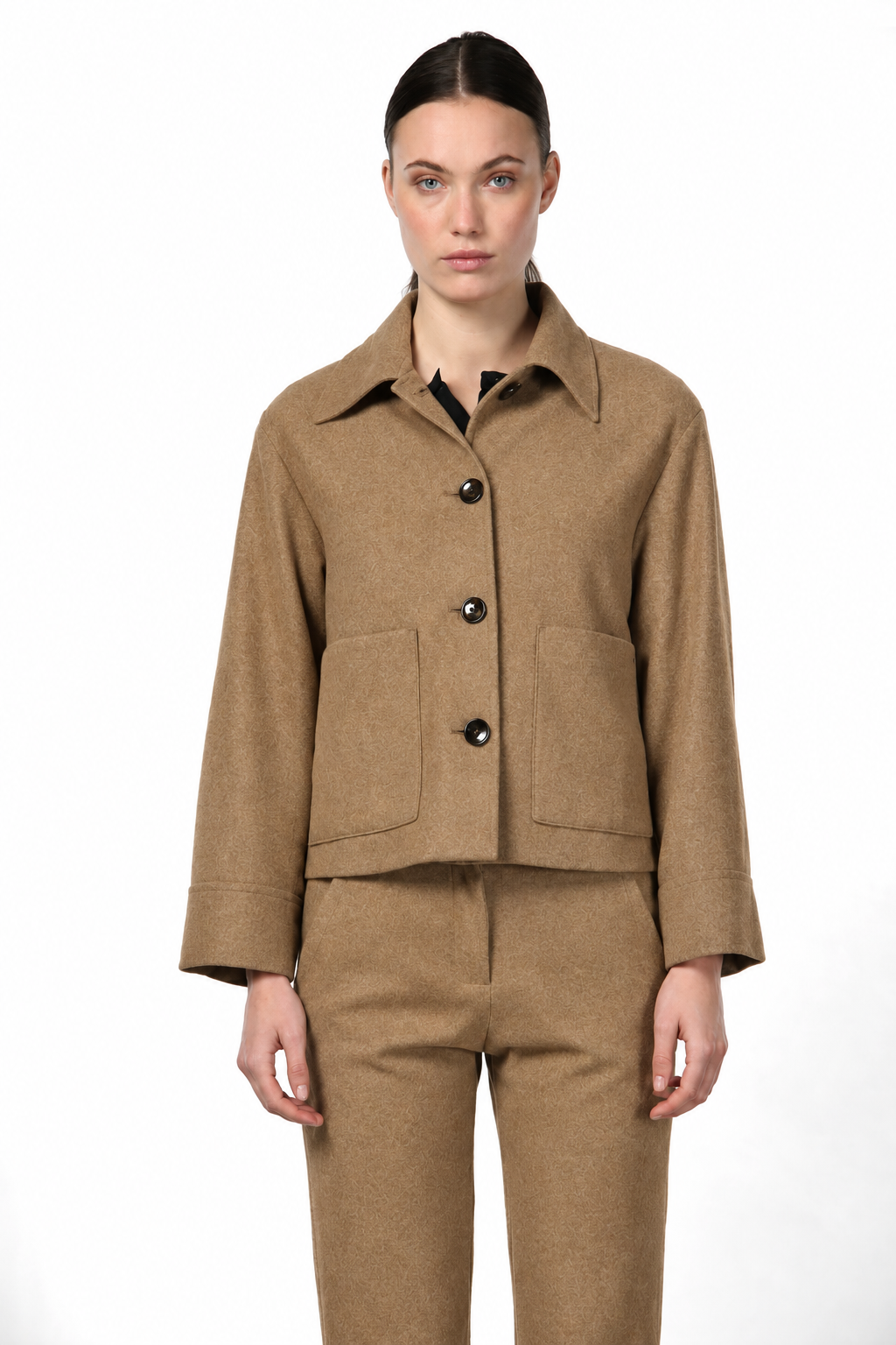 Rosie chaqueta de mujer en jersey flanela
