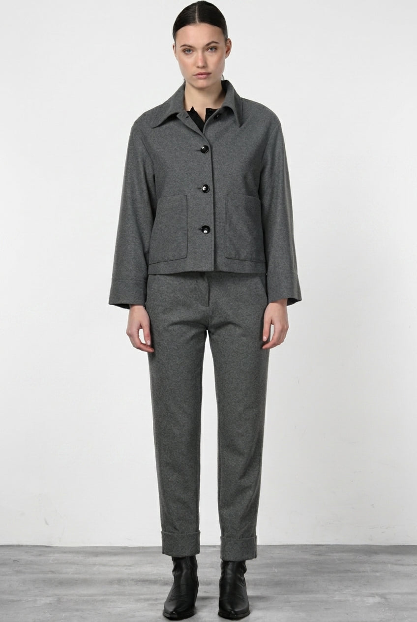 Veste femme Rosie en jersey flanelle