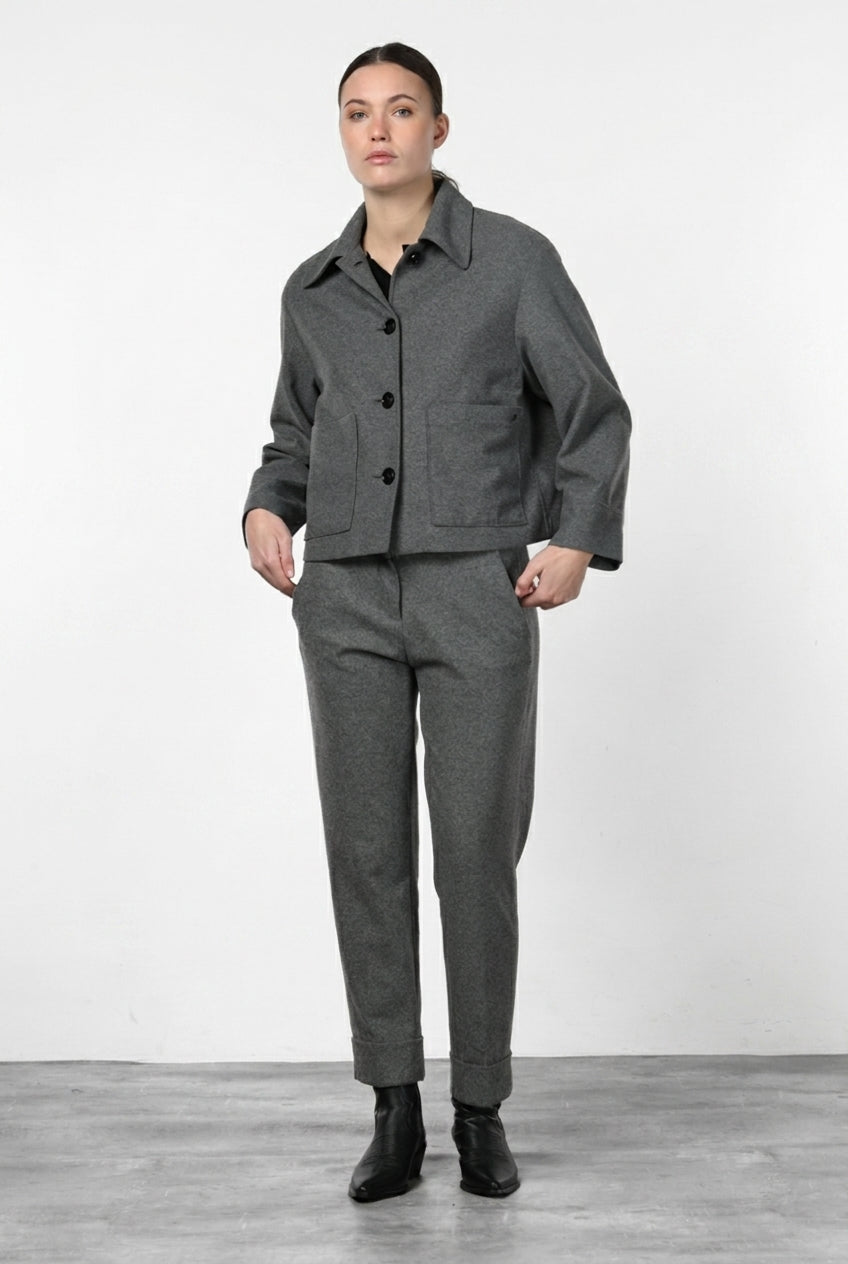 Veste femme Rosie en jersey flanelle