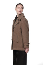 Leonie Damenmantel aus weichem Wolltuch