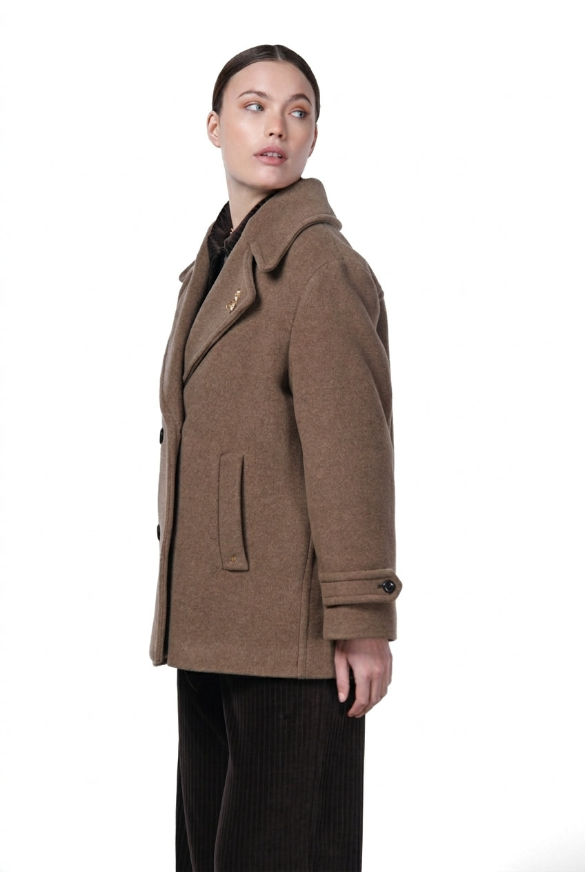 Leonie Damenmantel aus weichem Wolltuch
