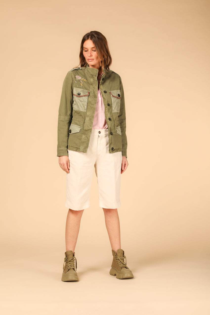 immagine 2 di field jacket modello Eva colore verde di Mason's