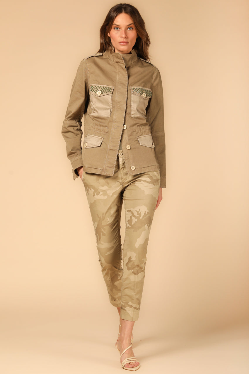 Bild 2 der Feldjacke Modell Eva in Khaki von Mason's