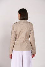 Eva chaqueta mujer en twill bordado flores