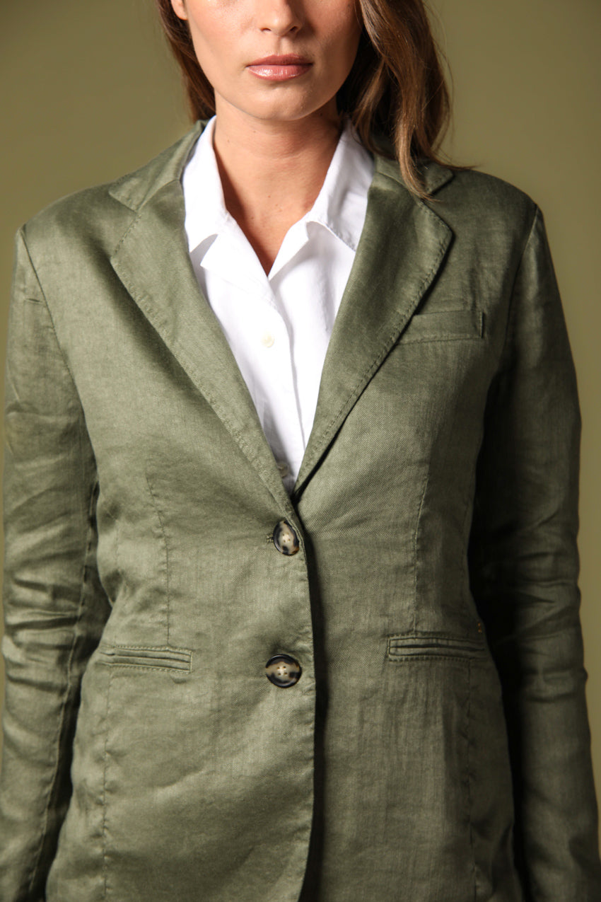 immagine 3 di blazer donna modello Helena colore verde di Mason's