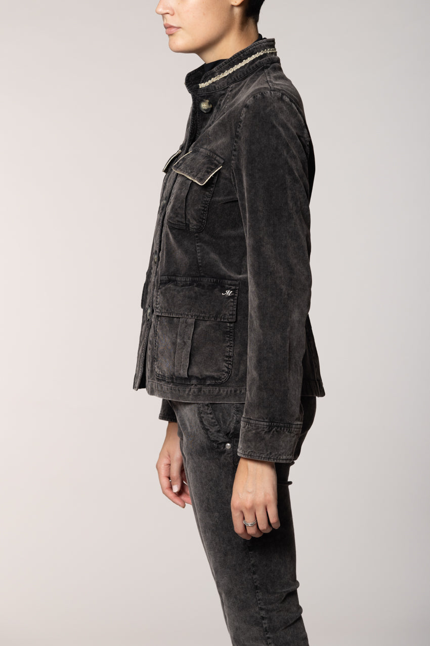 Karen veste femme en velours 1000 raies