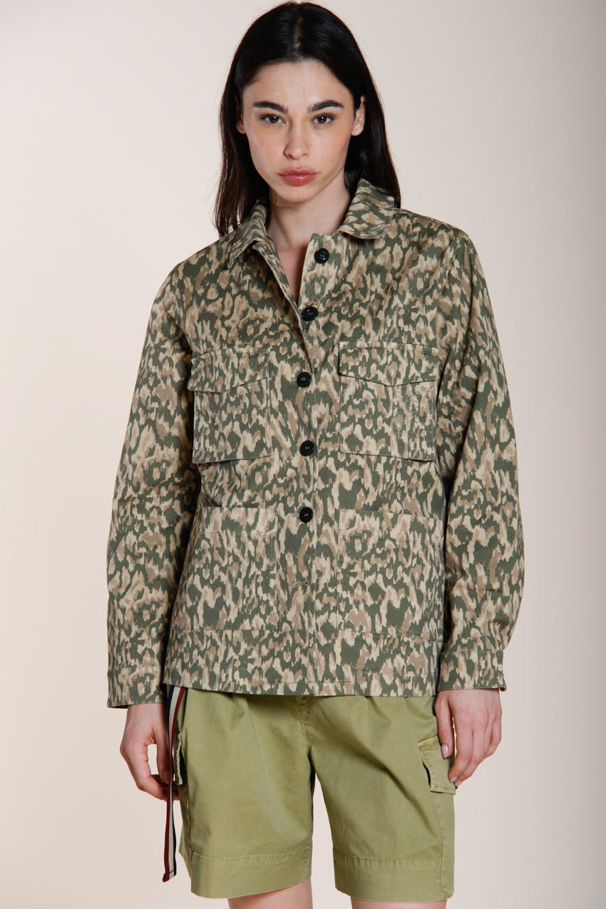 Santa Cruz chaqueta mujer en gabardina estampado camuflaje