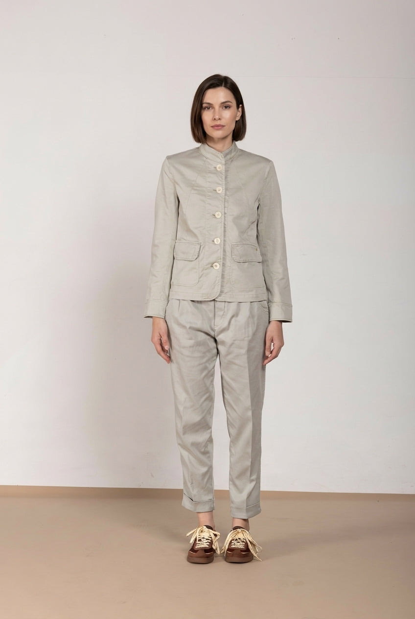 Karen New chaqueta mujer en felpa stretch