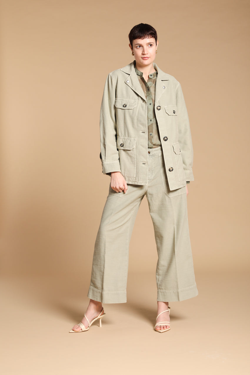 Santa Barbara giacca donna in cotone fiammato