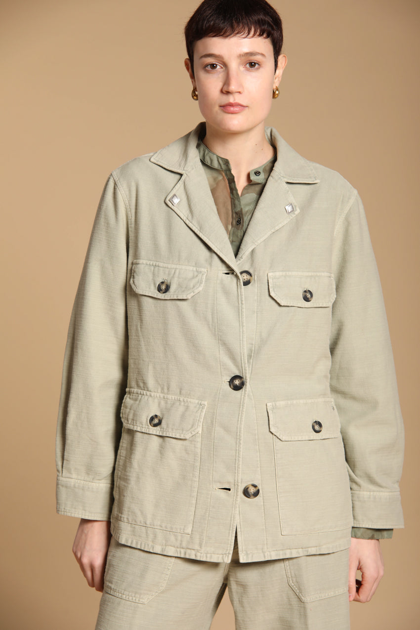 Santa Barbara giacca donna in cotone fiammato