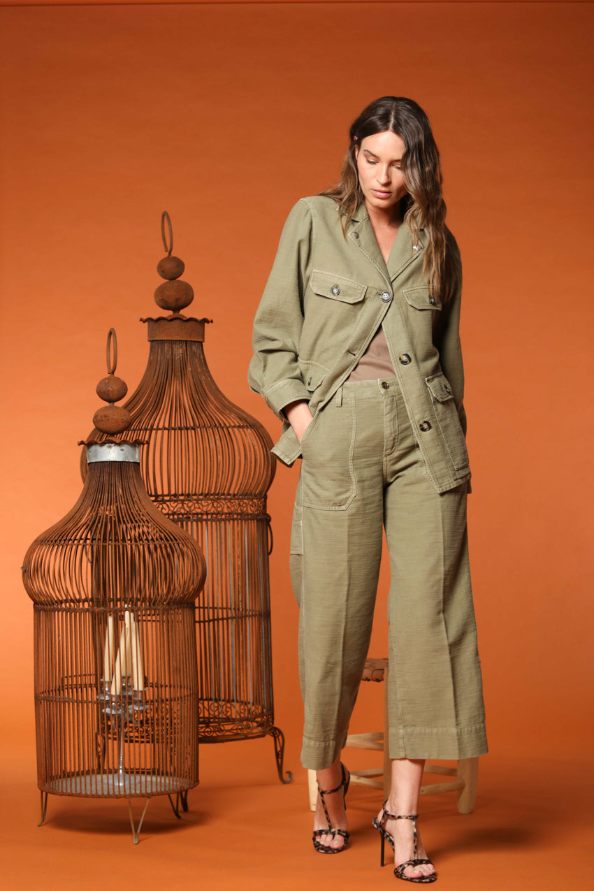 Santa Barbara giacca donna in cotone fiammato