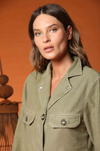 Santa Barbara giacca donna in cotone fiammato