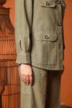 Santa Barbara giacca donna in cotone fiammato