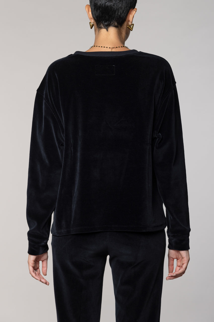 Beverly sweat femme en jersey chenille 