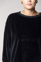 Beverly sweat femme en jersey chenille 