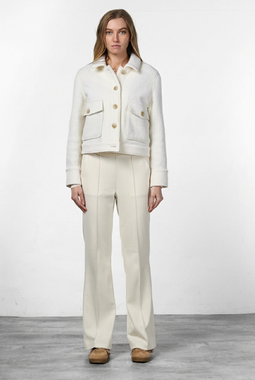 Odette women’s jacket in wool bouclé