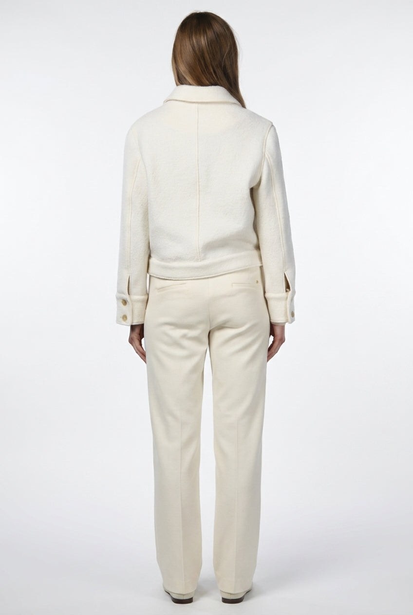 Odette women’s jacket in wool bouclé