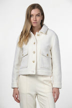 Odette women’s jacket in wool bouclé