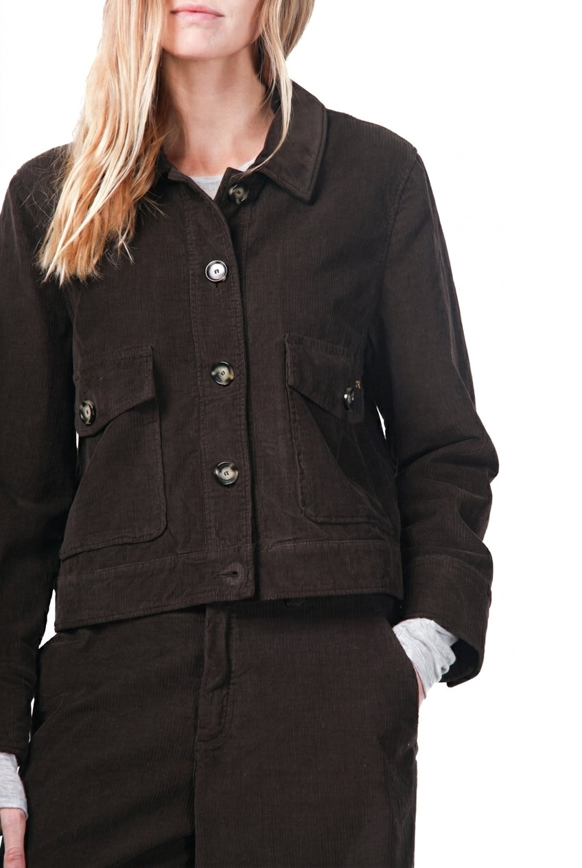 Odette women’s jacket in 500-wale velvet