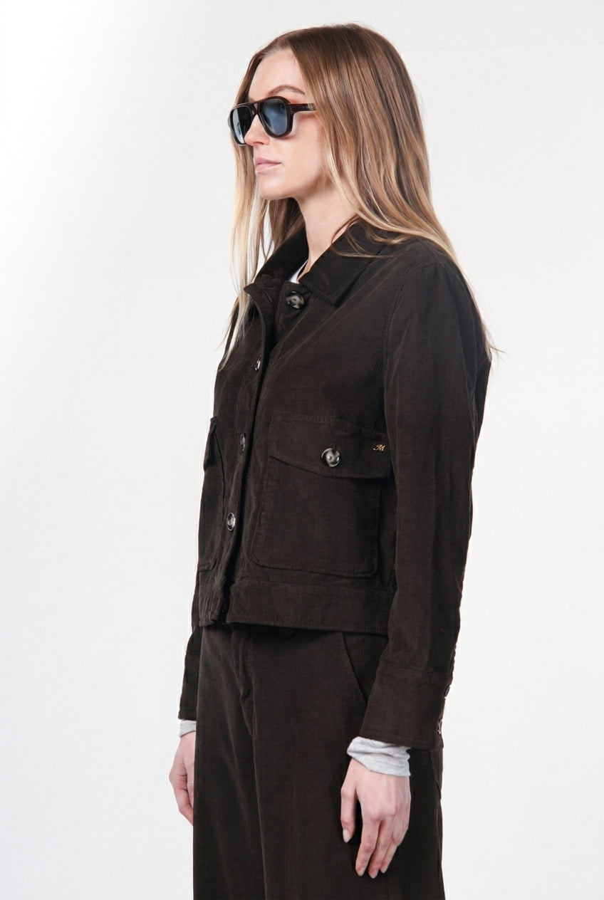 Odette women’s jacket in 500-wale velvet