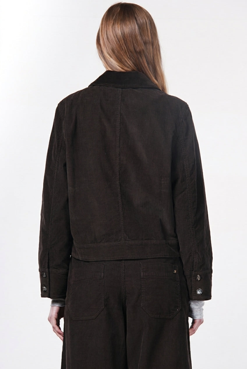 Odette women’s jacket in 500-wale velvet