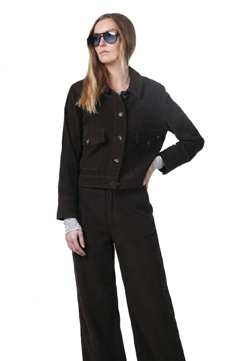 Odette women’s jacket in 500-wale velvet