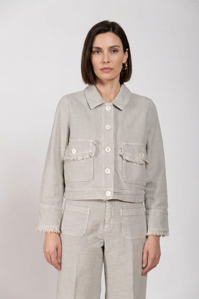 Odette Jacke Damen aus Natté