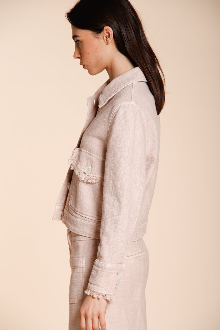 Odette Jacke Damen aus Korbgeflecht