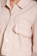 Odette Jacke Damen aus Korbgeflecht