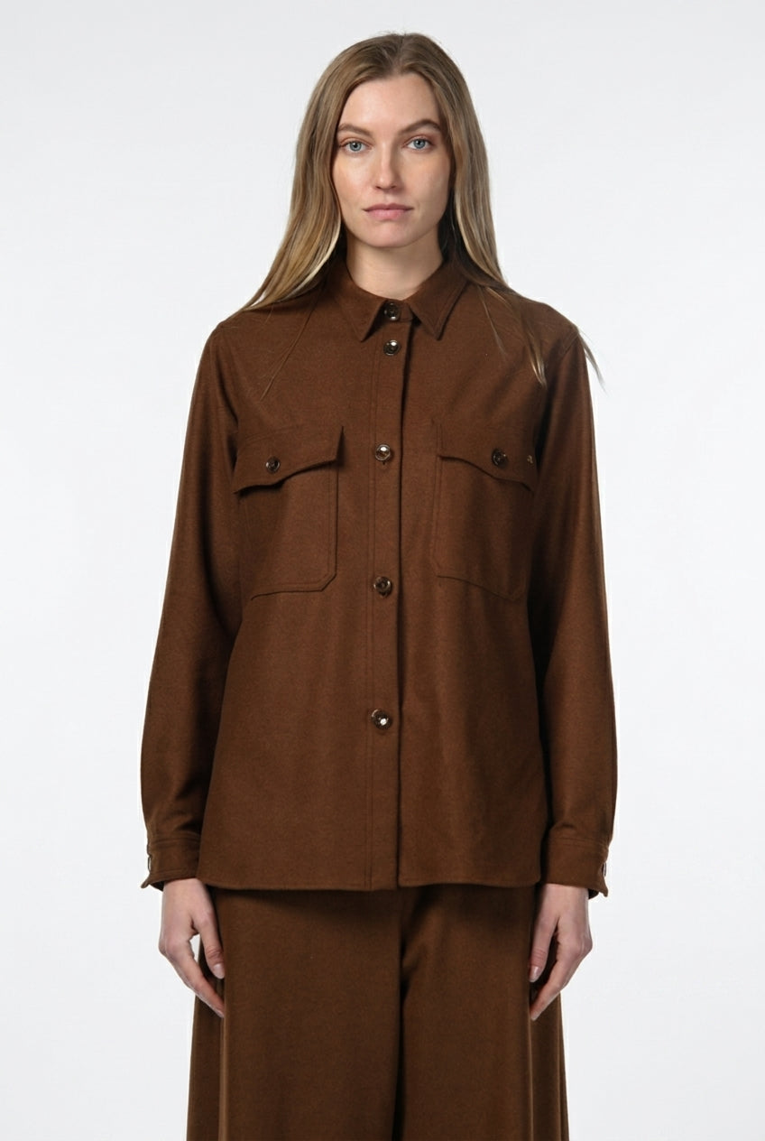 City Field women’s jacket in flannel jersey