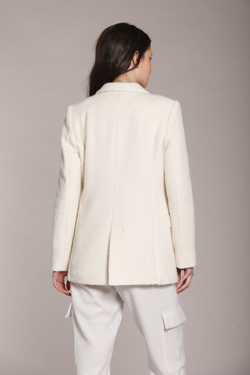 Foto 4 Irene blazer donna lungo in bouclé misto lana
