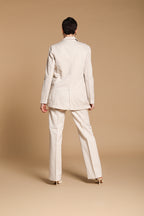 Irene blazer femme en lin et twill de coton