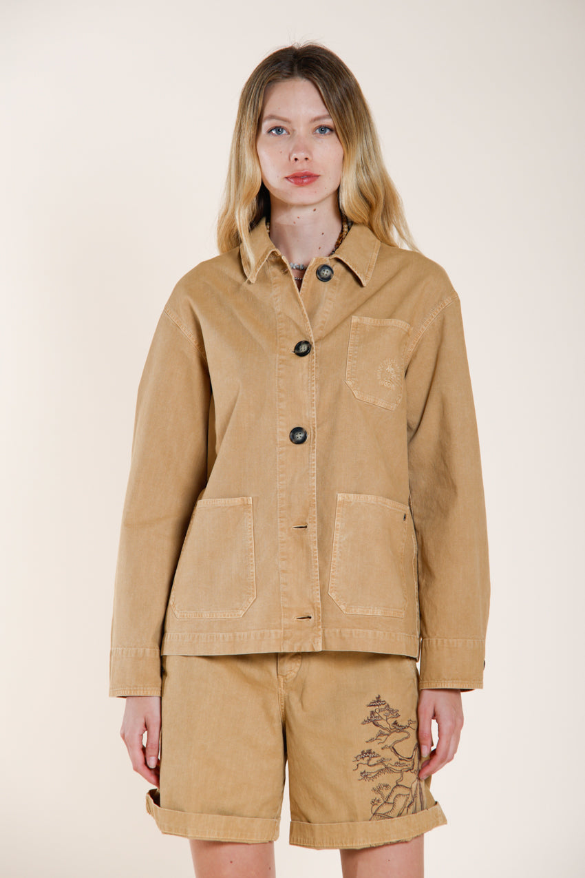 Irma Pockets chaqueta mujer en panamá flameado