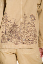 Irma Pockets chaqueta mujer en panamá flameado