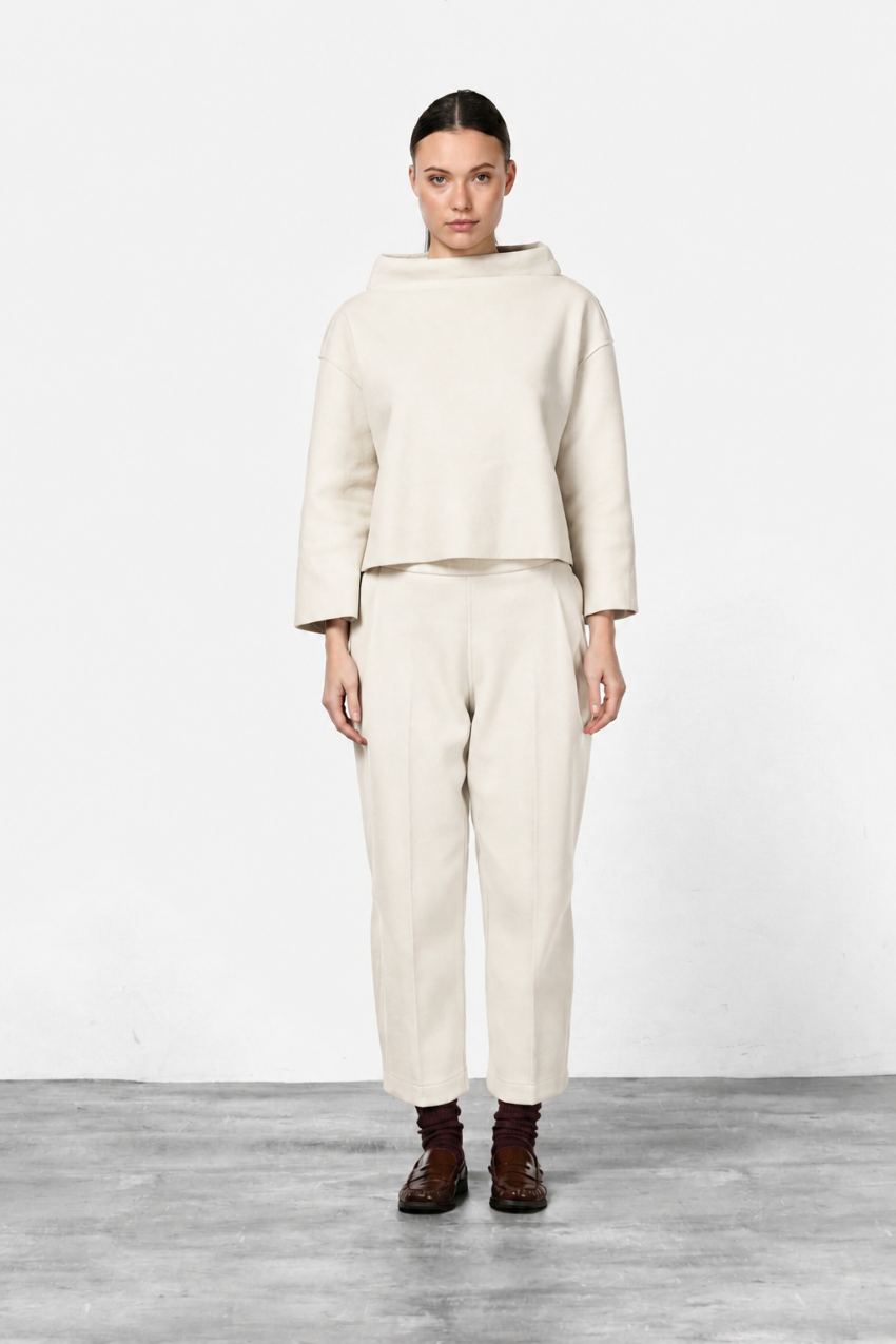 Nathi sweat femme en drap de laine