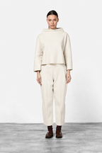 Nathi sweat femme en drap de laine